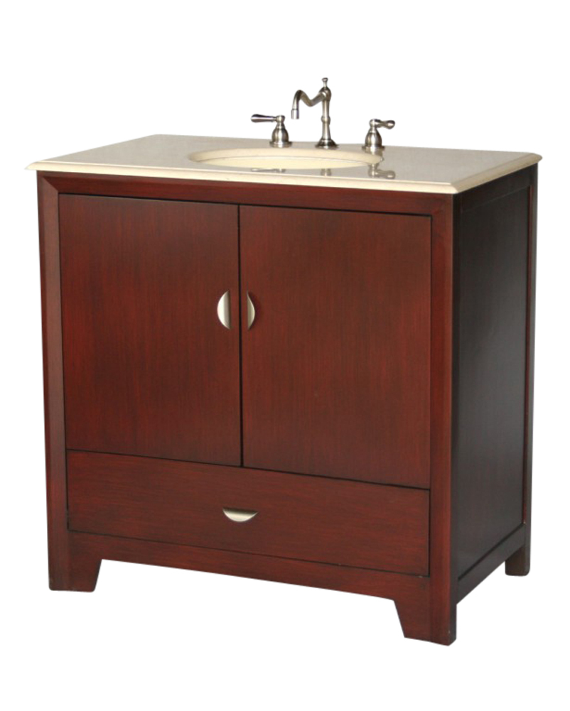 36-Inch Contemporary Style Single Sink Bathroom Vanity Model 2413-F BE