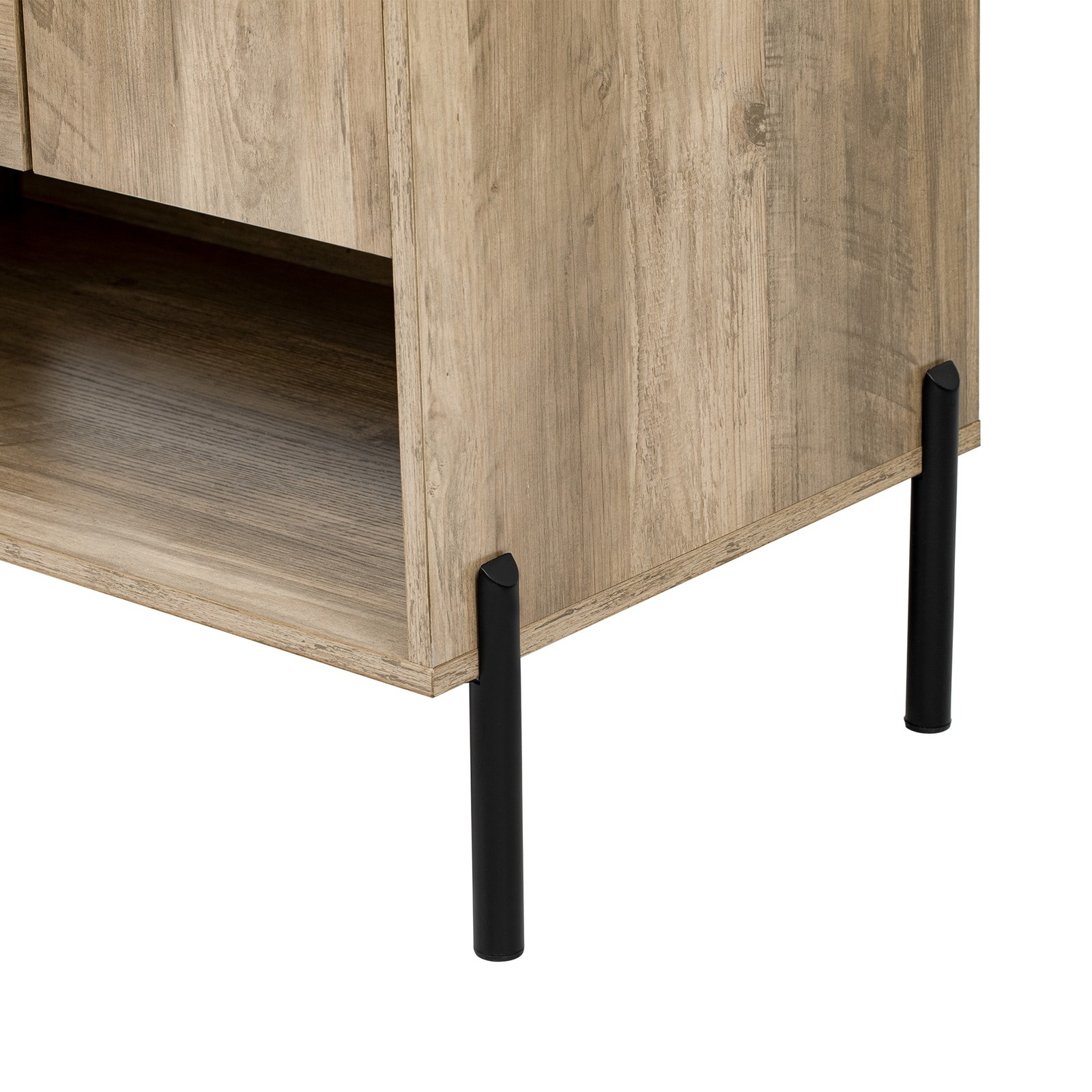 30″ Modern Wood Fixture Bathroom Vanity, Bathroom Cabinet with Sliding Drawer