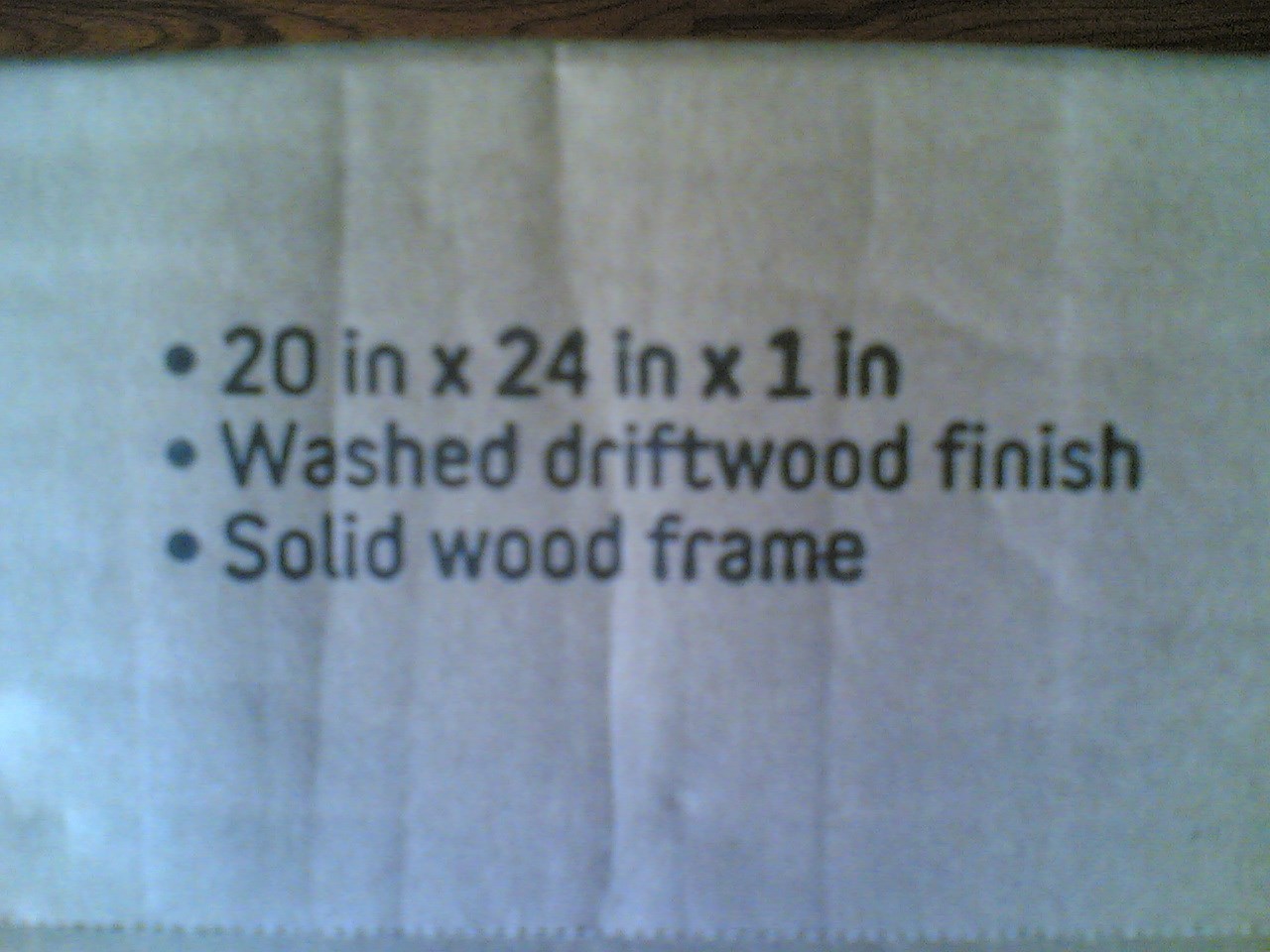 NIB: Nice Bathroom Vanity or Hallway Mirror w/ Solid Wood Frame 20×24