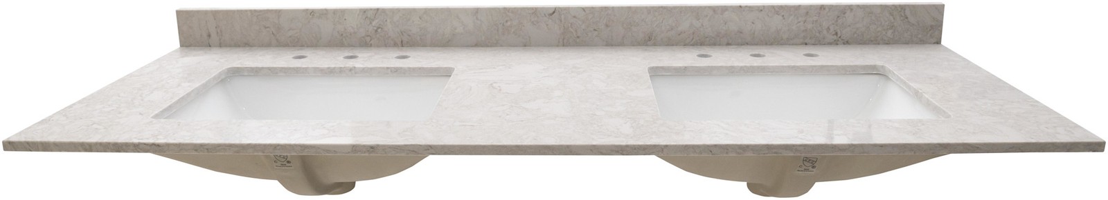 Ackland AKFVNEM61X22P-DB LustreLine 61 in. x 22 in. Integrated – Cristal Blanche