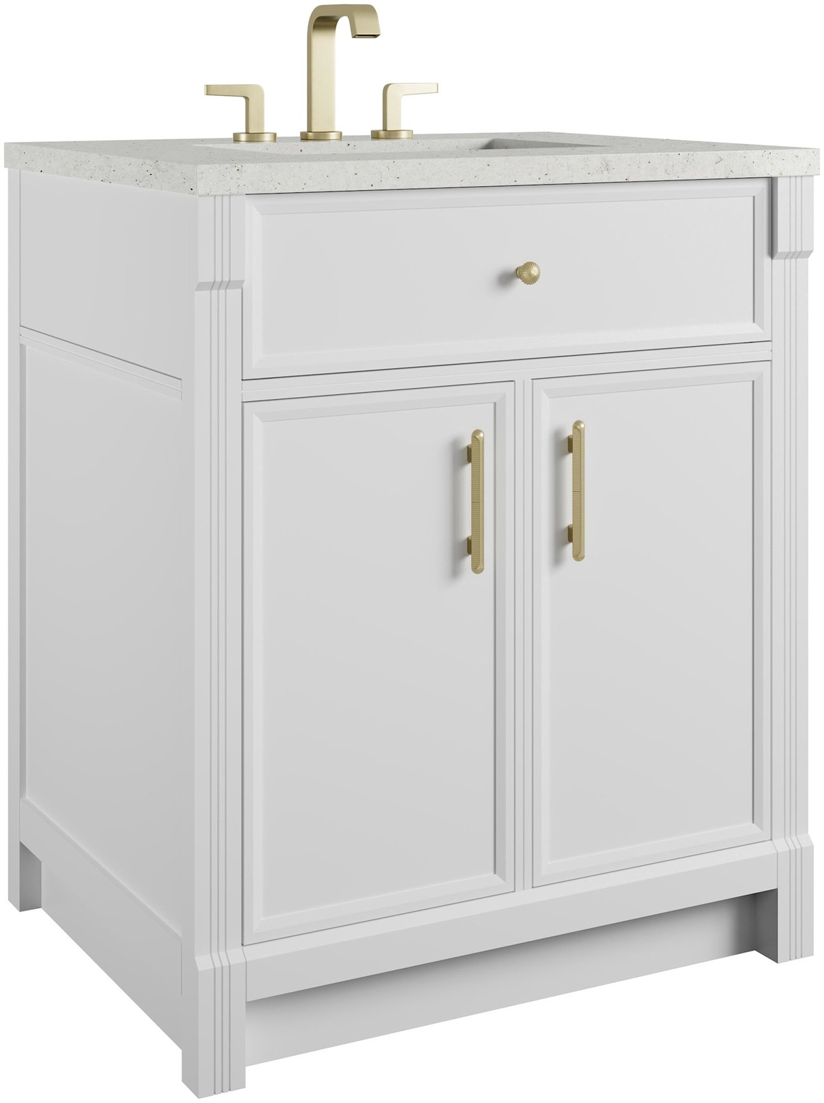 James Martin Vanities 660-V30-3LDL Bellshire 30″ – White