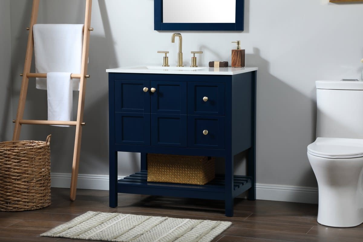 Elegant Lighting VF16432 Theo 32″ – Grey