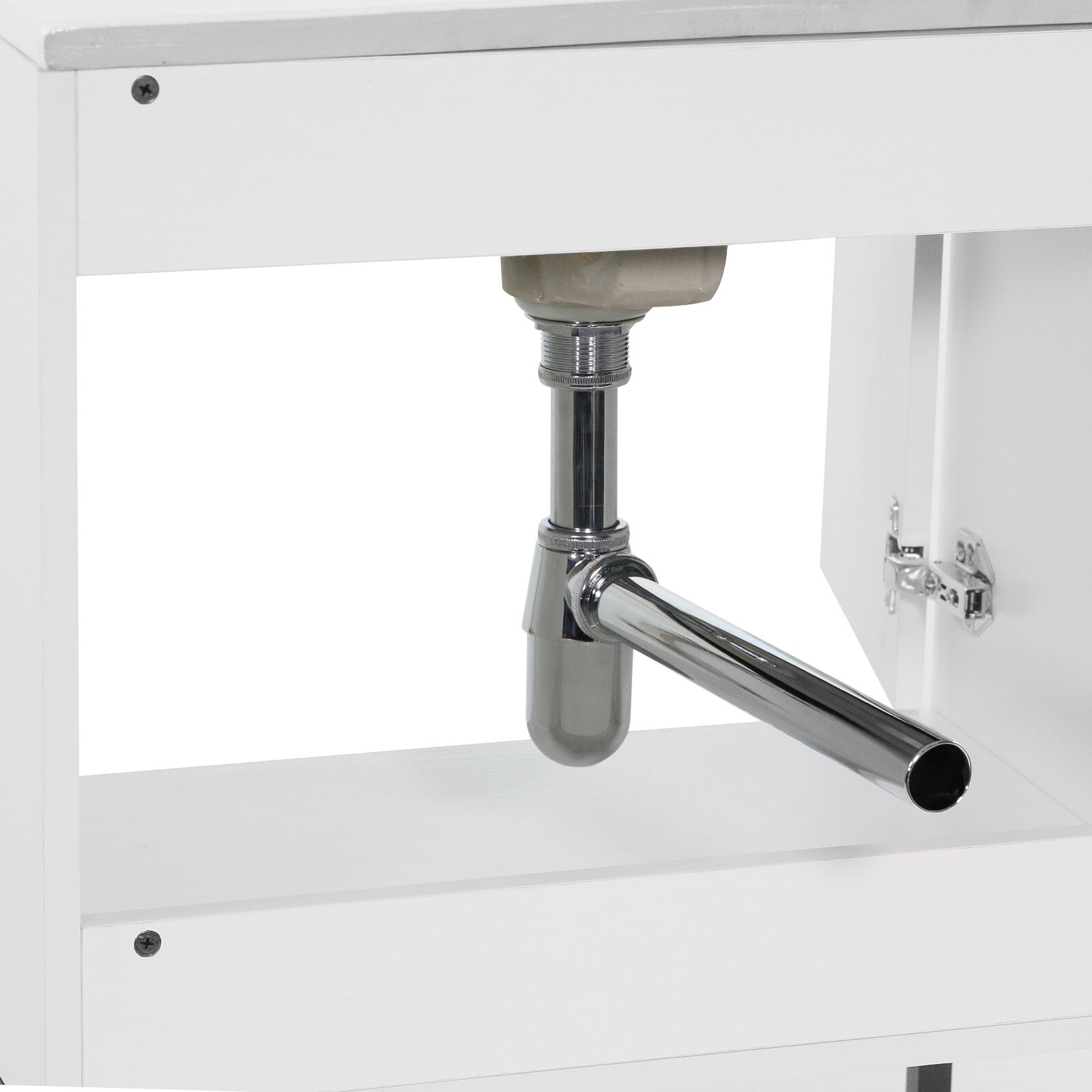 24″ Bathroom Vanity with Sink Floor Stand Storage Cabinet Set & Faucet Combo