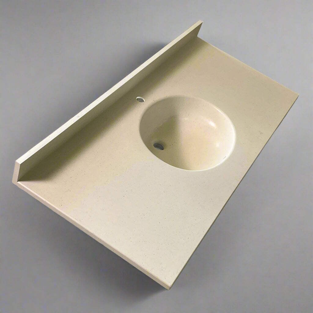 SWANSTONE Vanity Top Bir 21.5″W x 49″L White VT02249