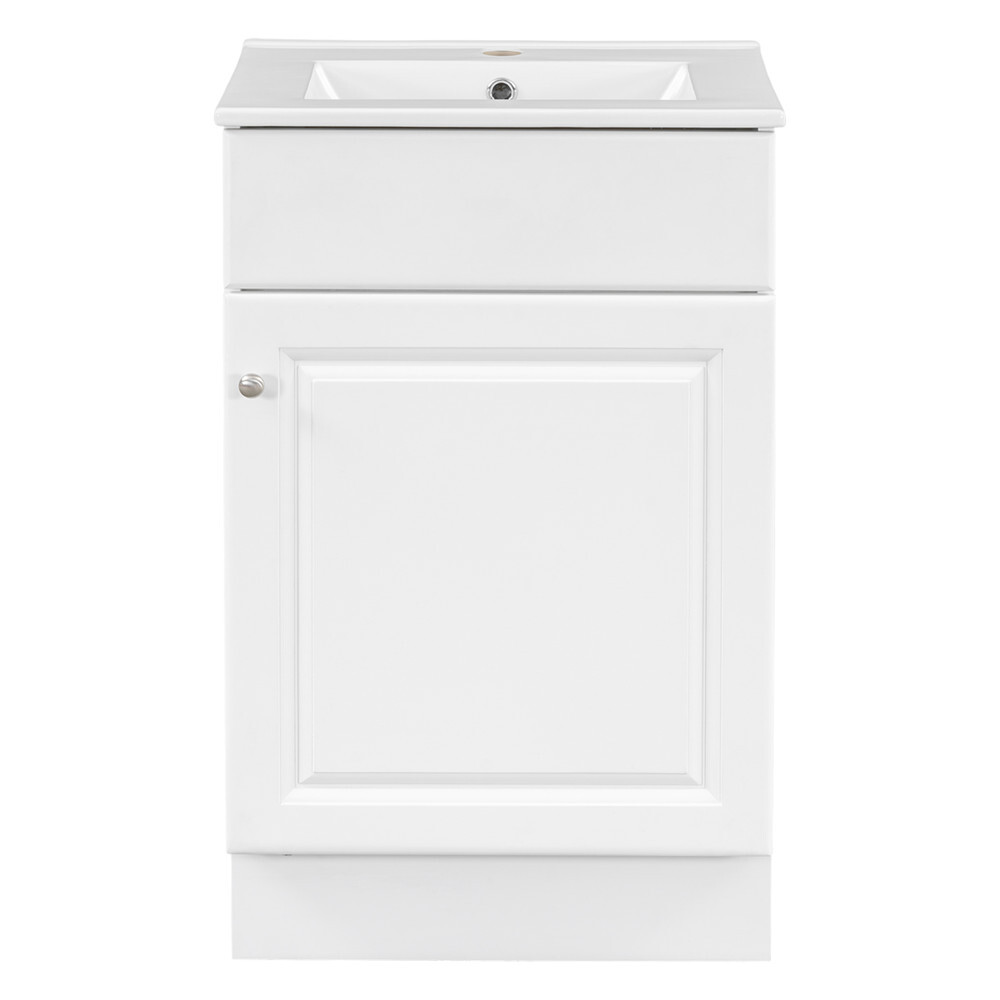 20″ Bathroom Vanity w/Sink, Freestanding Vanity Storage Cabinet,Adjustable Shelf