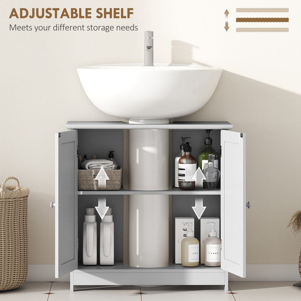Bathroom Storage Cabinet – Under Sink 2 Doors No Bathroom Basin