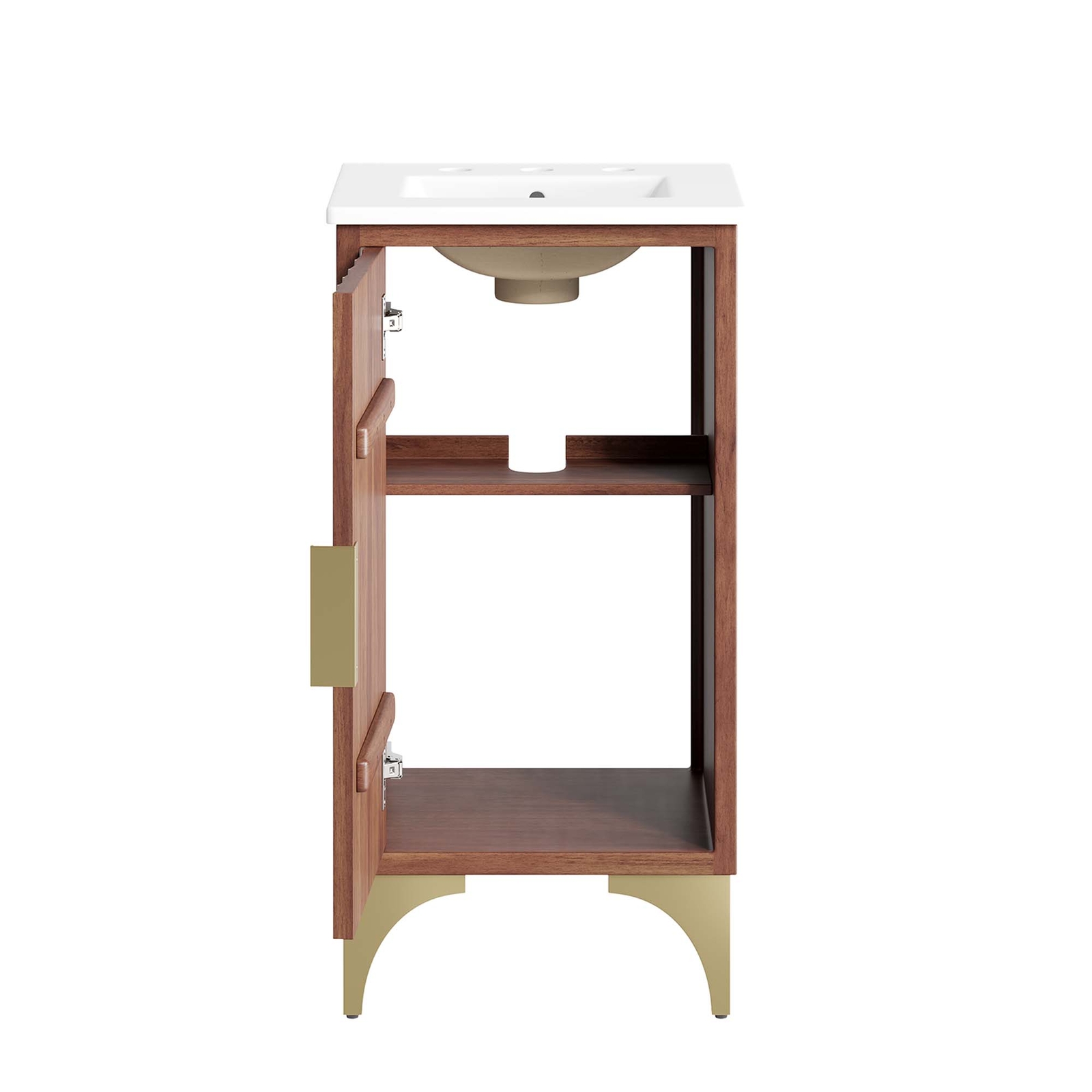 Daylight 18″ Bathroom Vanity in White Walnut