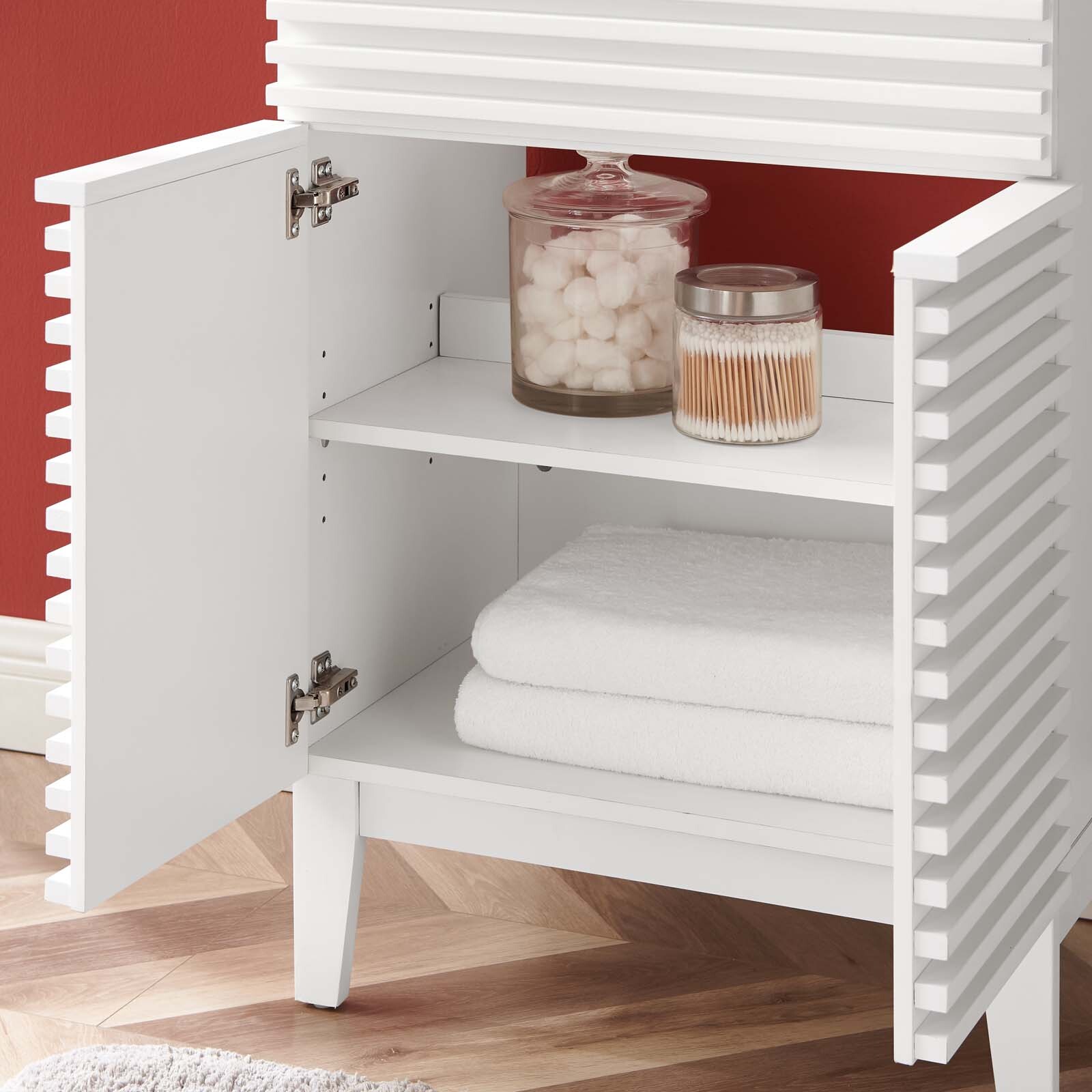 Modway Render 24″ Bathroom Vanity With Sink in White Black