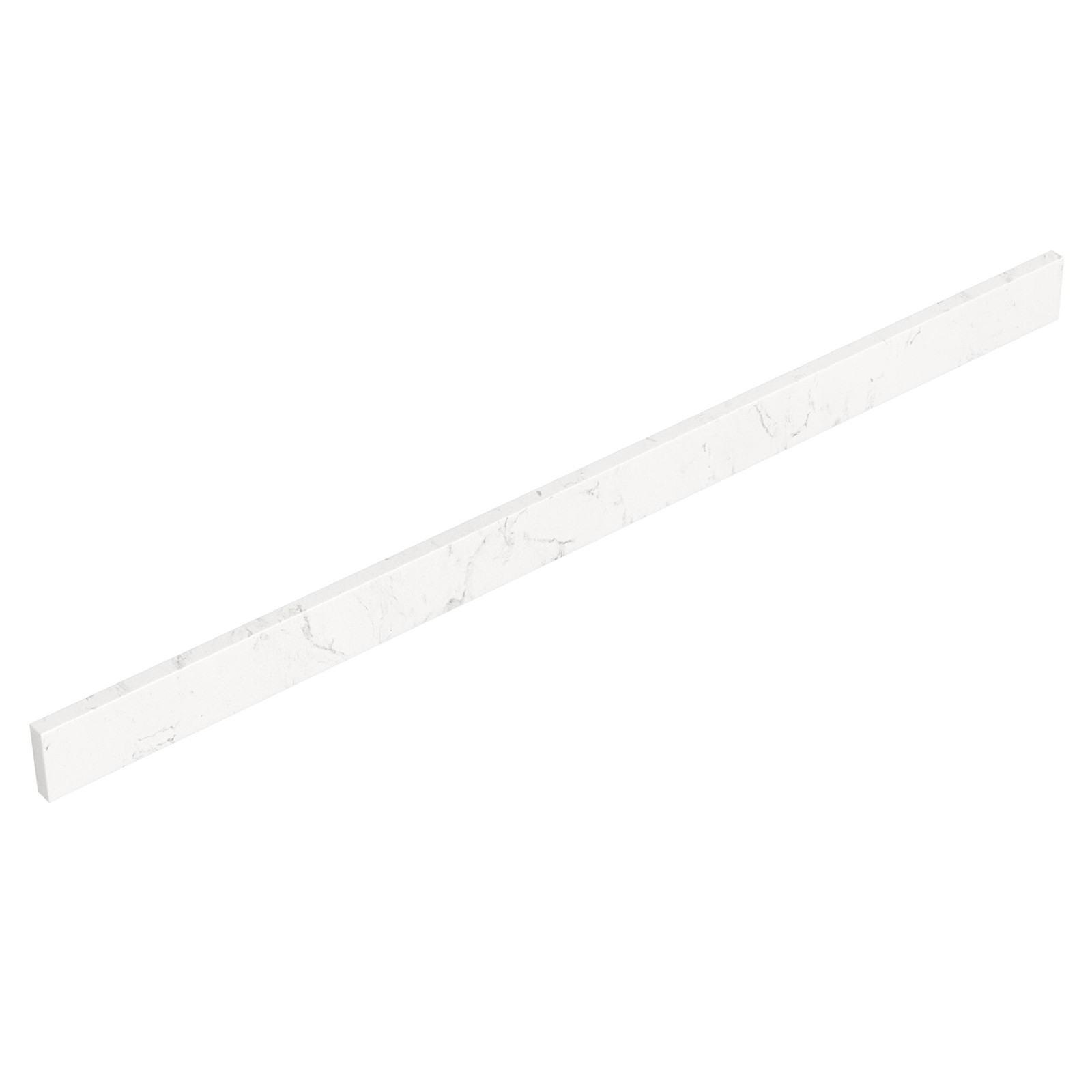 Wyndham Collection WCFVCA148BS 48″ x 3″ Backsplash – Carrara Cultured Marble