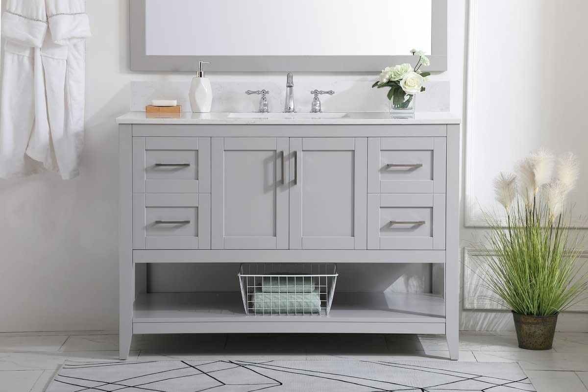 Elegant Lighting VF16048 Audy 48″ – Grey