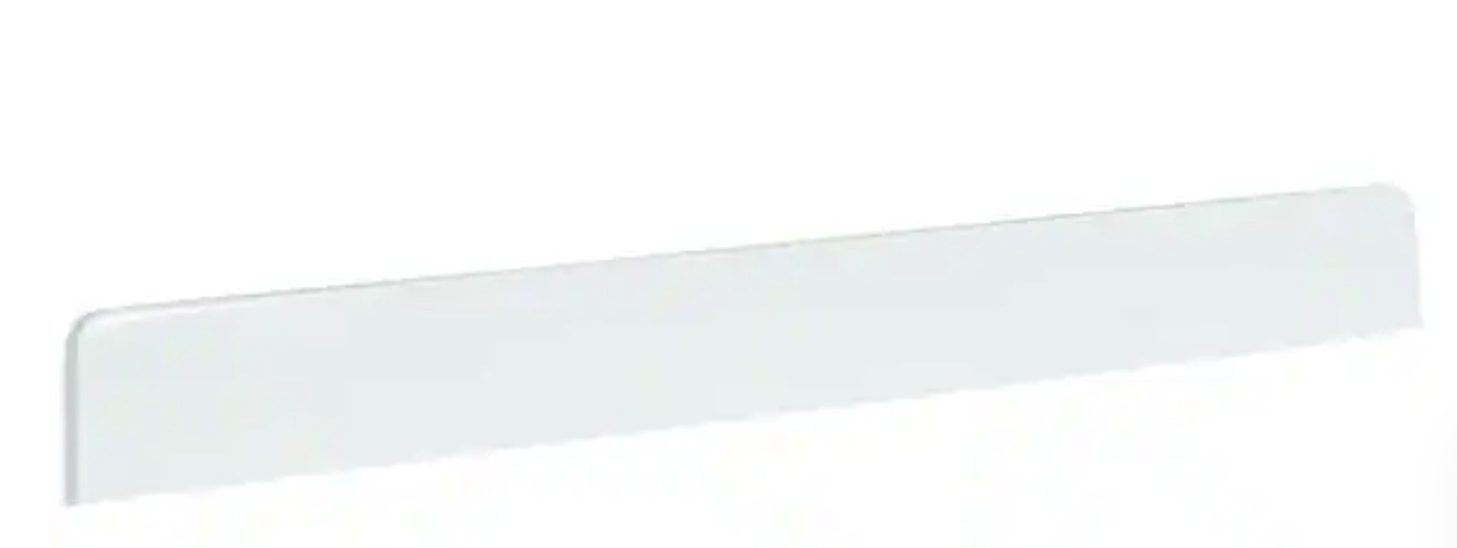 St. Paul 30″W x 2″H Cultured Marble Vanity Backsplash in White NEW BSAL30COM-WH