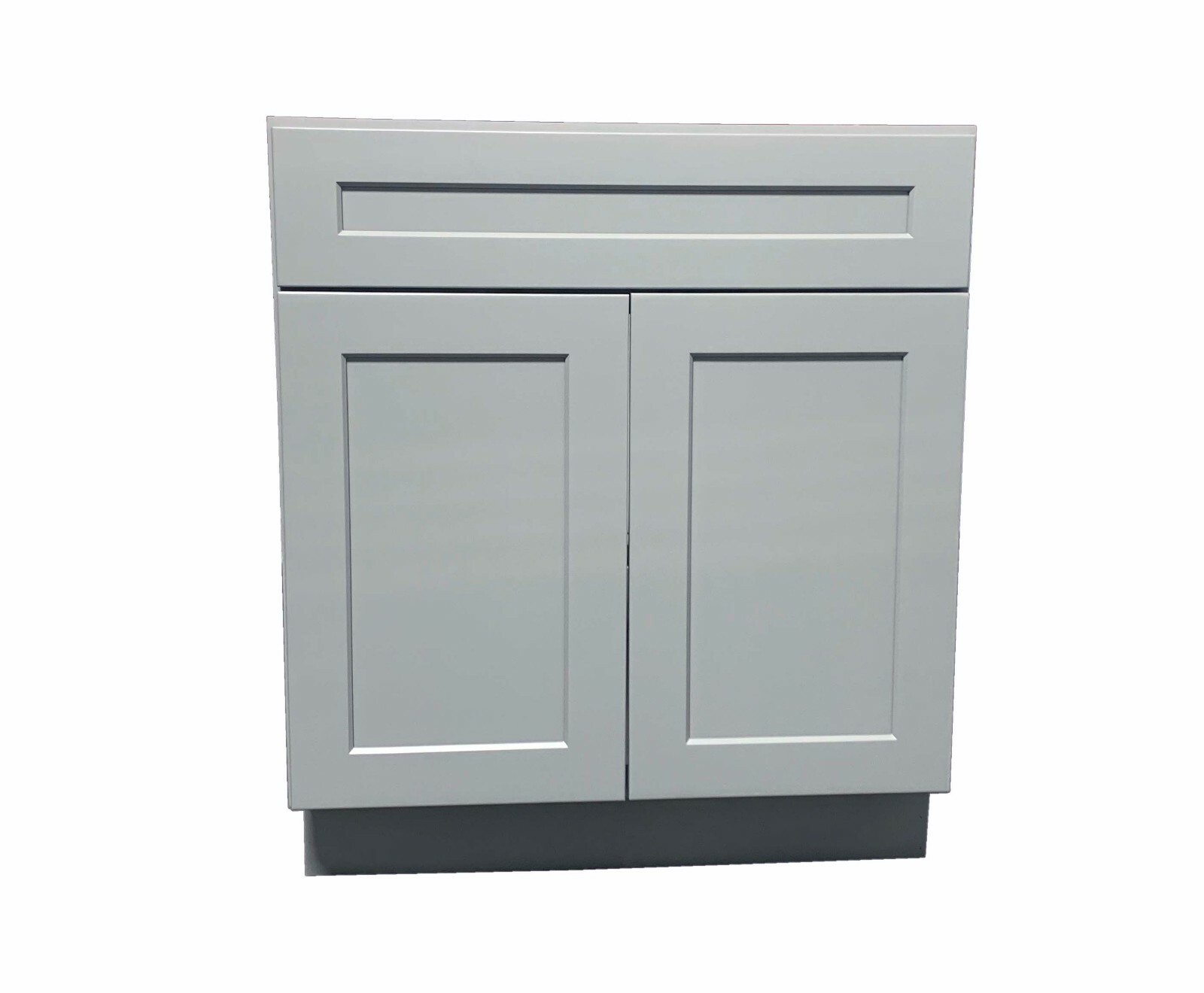 36″ Light Grey Shaker Single Bathroom Vanity Base Cabinet 36″ W x 21″ D x 34.5″H