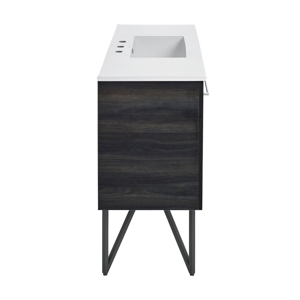 Swiss Madison SM-BV224-3 Annecy 48″ – Black Walnut / White