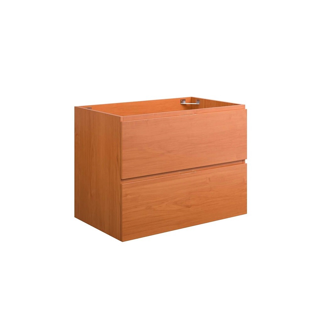 Cherry Walnut Wall-Mount floating Bathroom Vanity Cabinet (Sink NOT Included)
