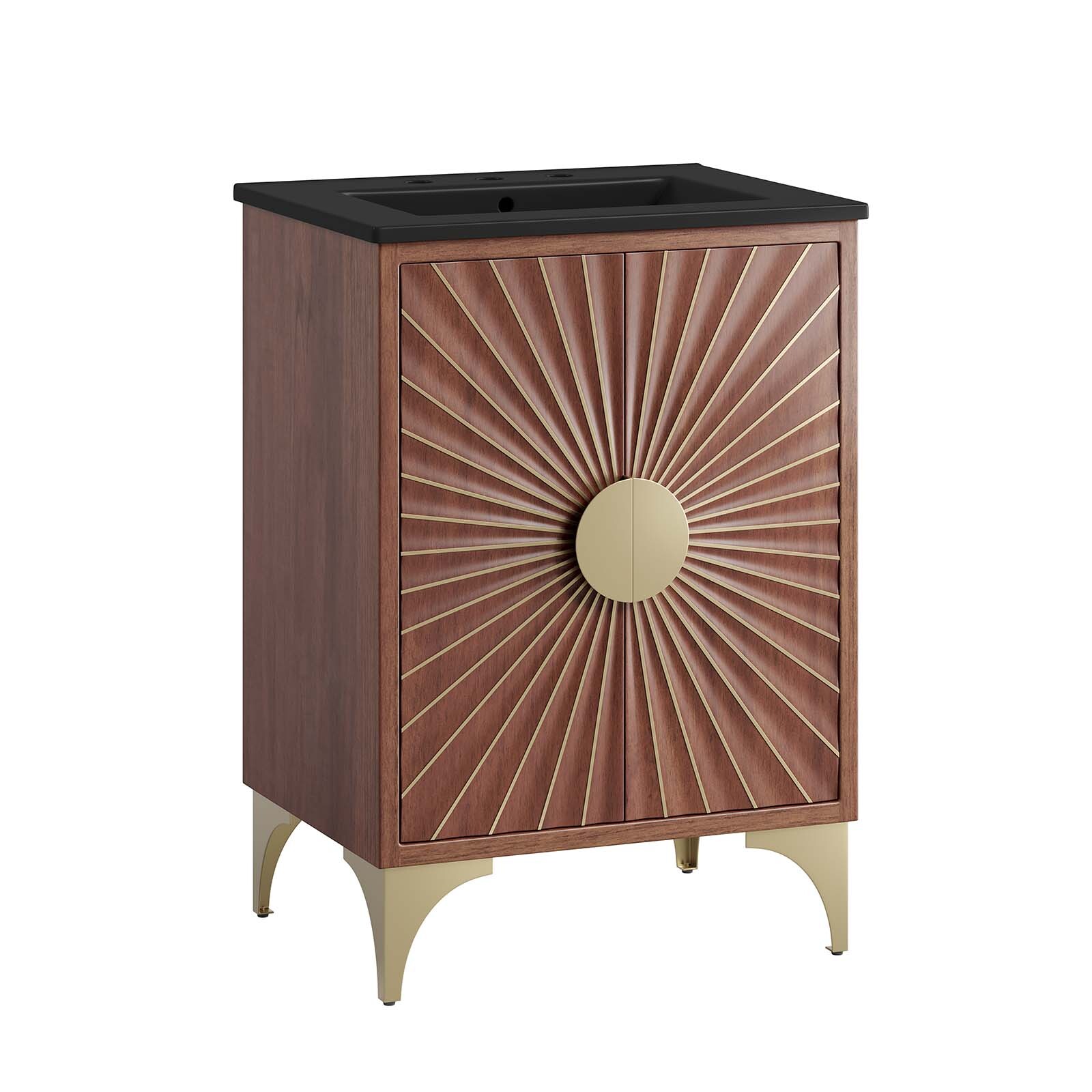 Modway Daylight 24″ Bathroom Vanity in Black Walnut