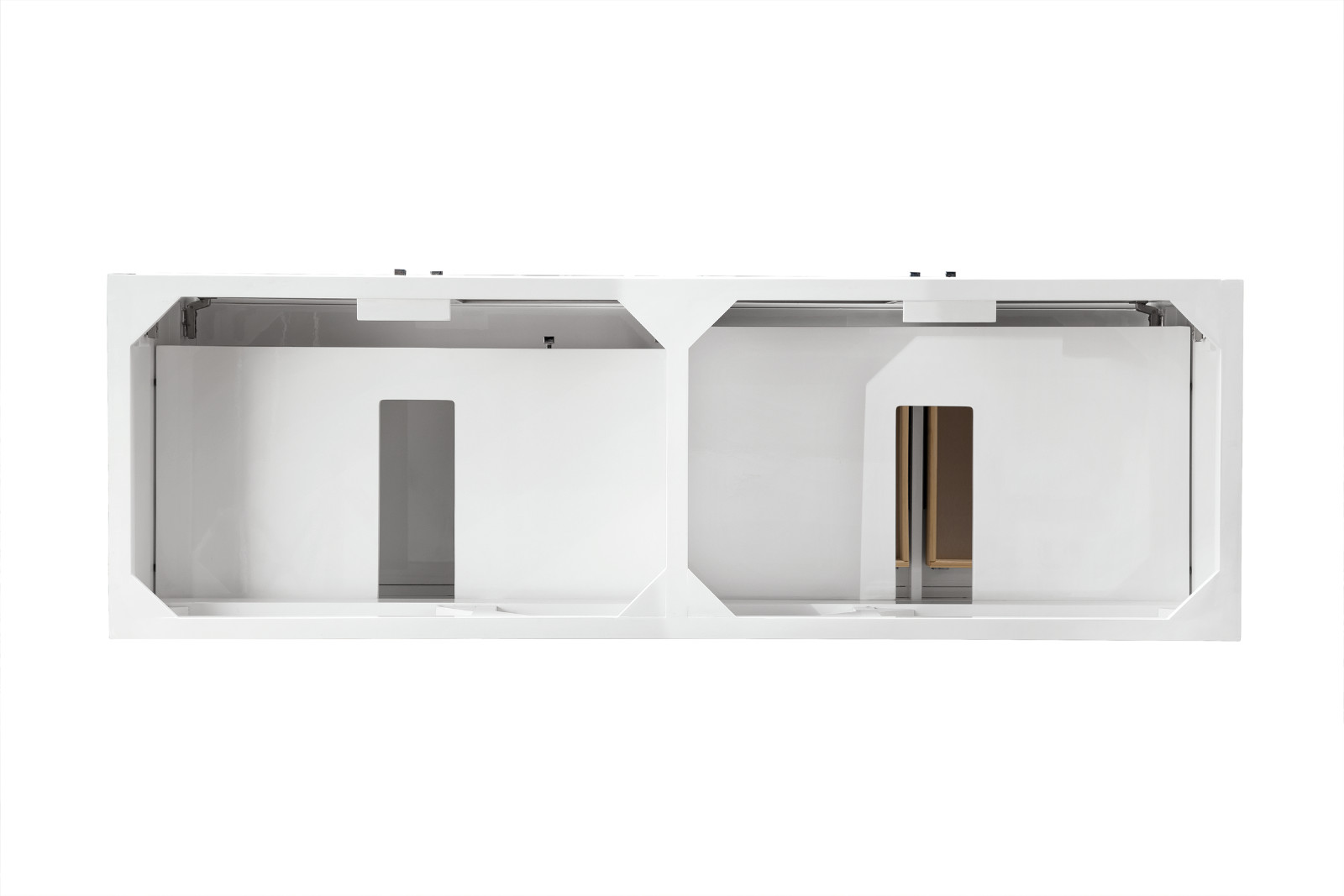 72″ James Martin Athens E645-V72-GW Double Vanity Cabinet, Glossy White