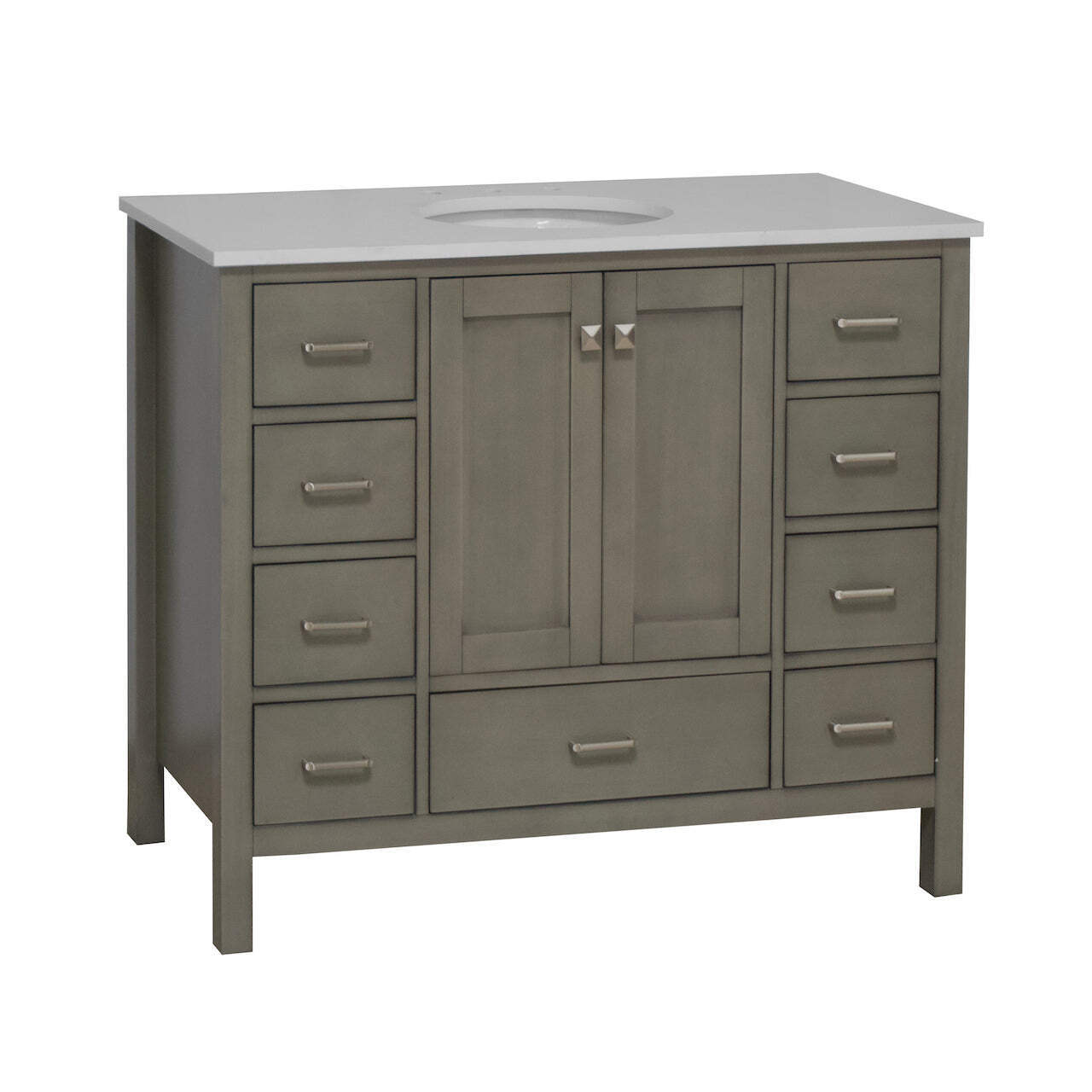 Horizon 48-inch Vanity with Engineered White Top
