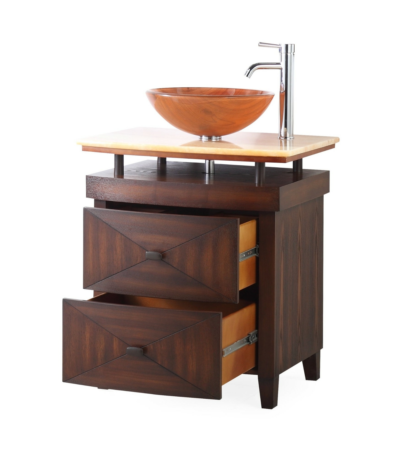 28 inch Verdana Onyx Counter Top Vessel Sink Bathroom Vanity # SW029