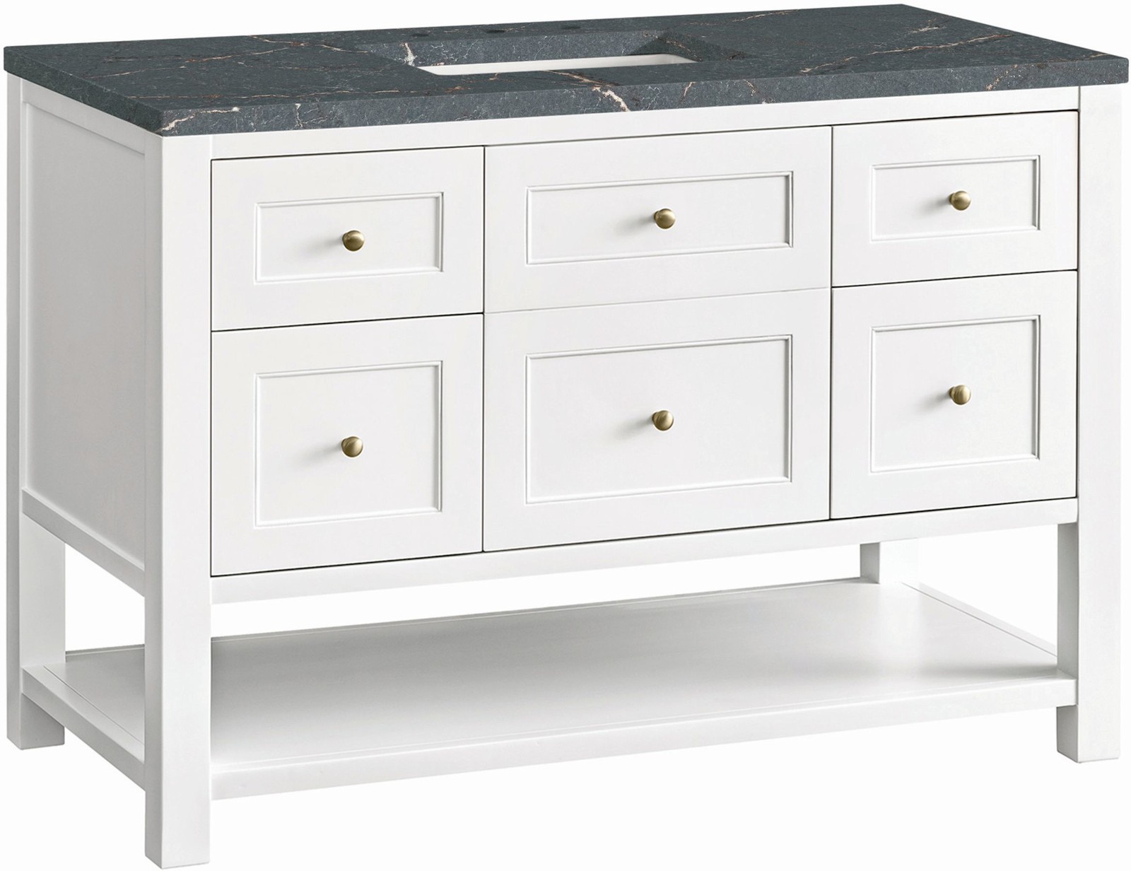 James Martin Vanities 330-V48-FPBL Breckenridge 48″ – Light Natural Oak
