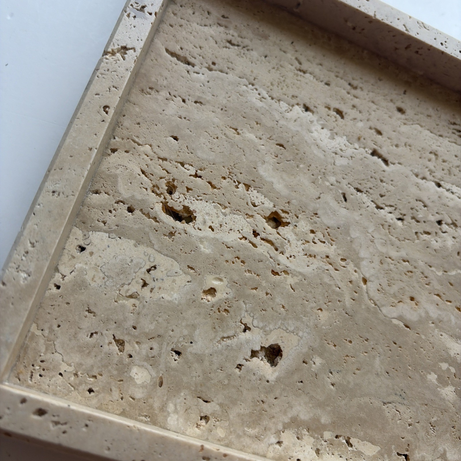 Marble Bathroom Vanity Tray, Natural Luxury Vanity Home Kitchen Bathroom Tray