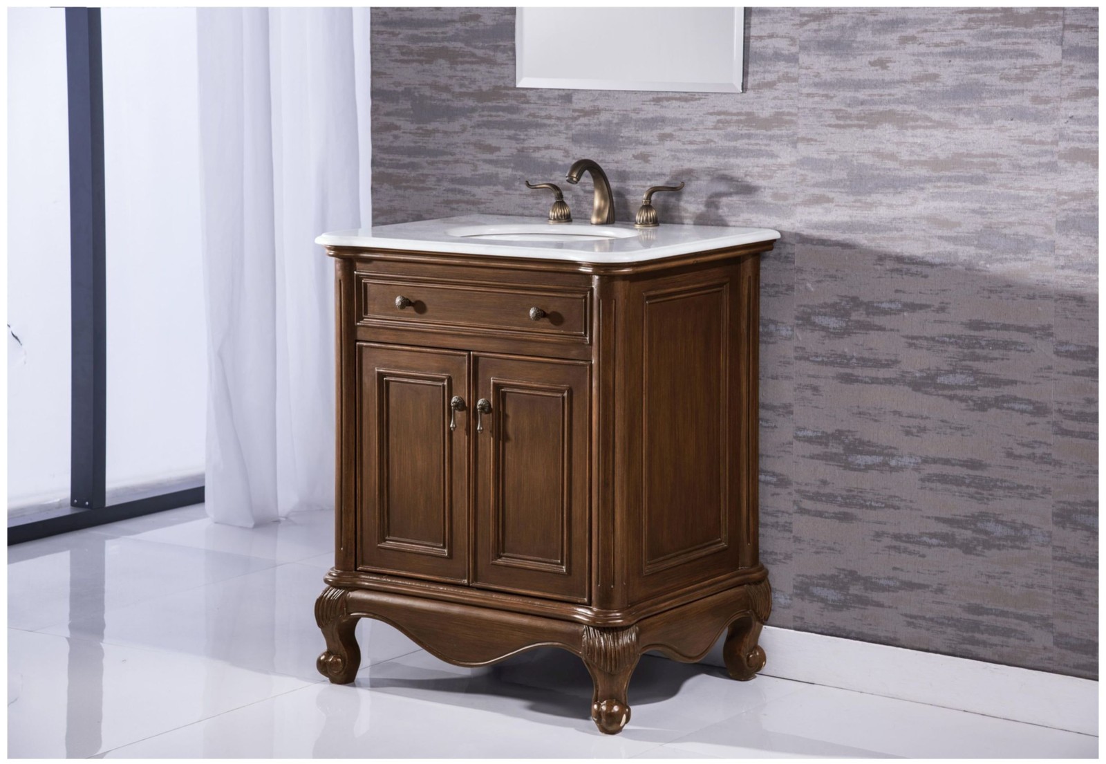 Elegant Lighting VF-1032-VW Berkshire 30″ – Brown