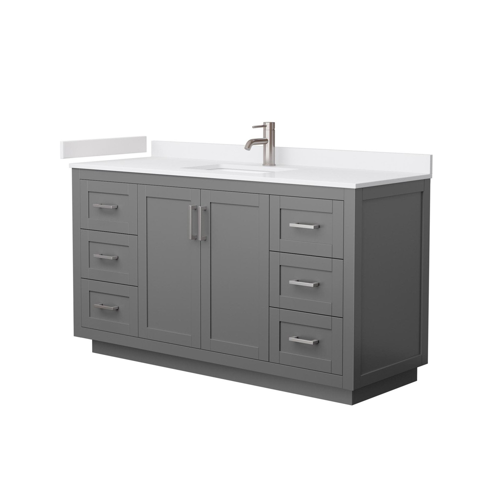 Wyndham Collection WCF2929-60S-VCA-MXX Miranda 60″ – Green / Carrara Cultured
