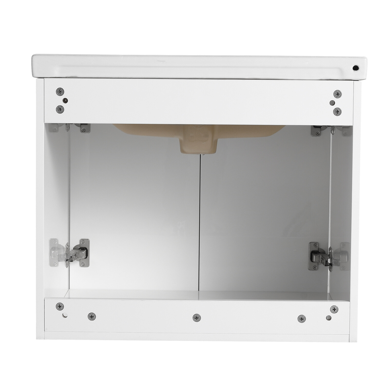 24″28″ Bathroom Vanity Cabinet with Sink and Soft Close Doors for Small Bathroom