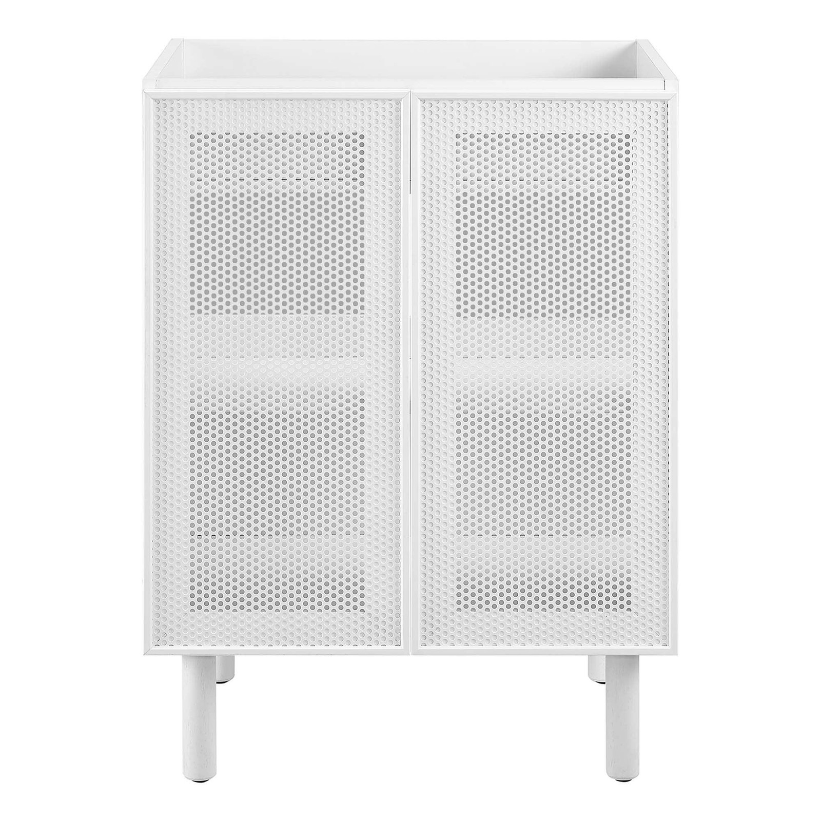 Calla 24″ Perforated Metal Bathroom Vanity Cabinet (Sink Basin Not Included)
