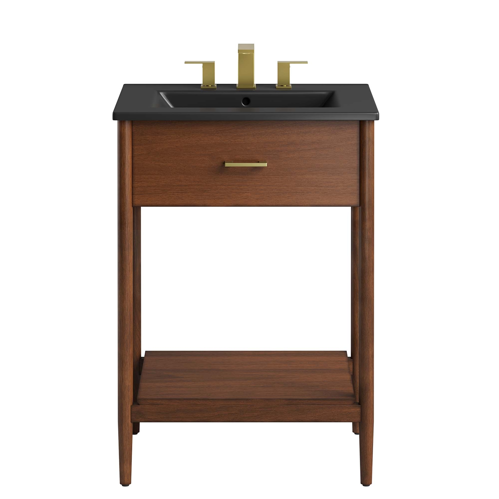 Zaire 24″ Bathroom Vanity in Walnut Black