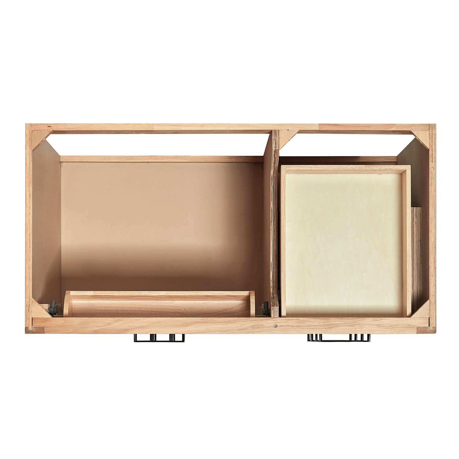 Ariel T042S-L-BC Hepburn 42″ Single – Oak / Matte Black Hardware