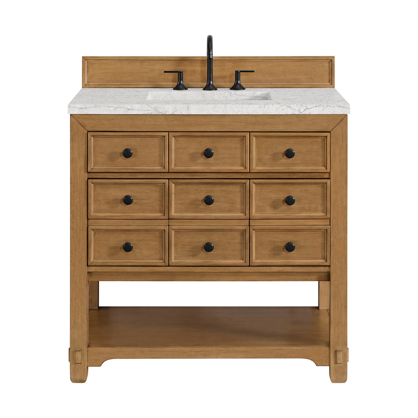 James Martin Vanities 505-V36-3EJP Malibu 36″ – Amber Birch