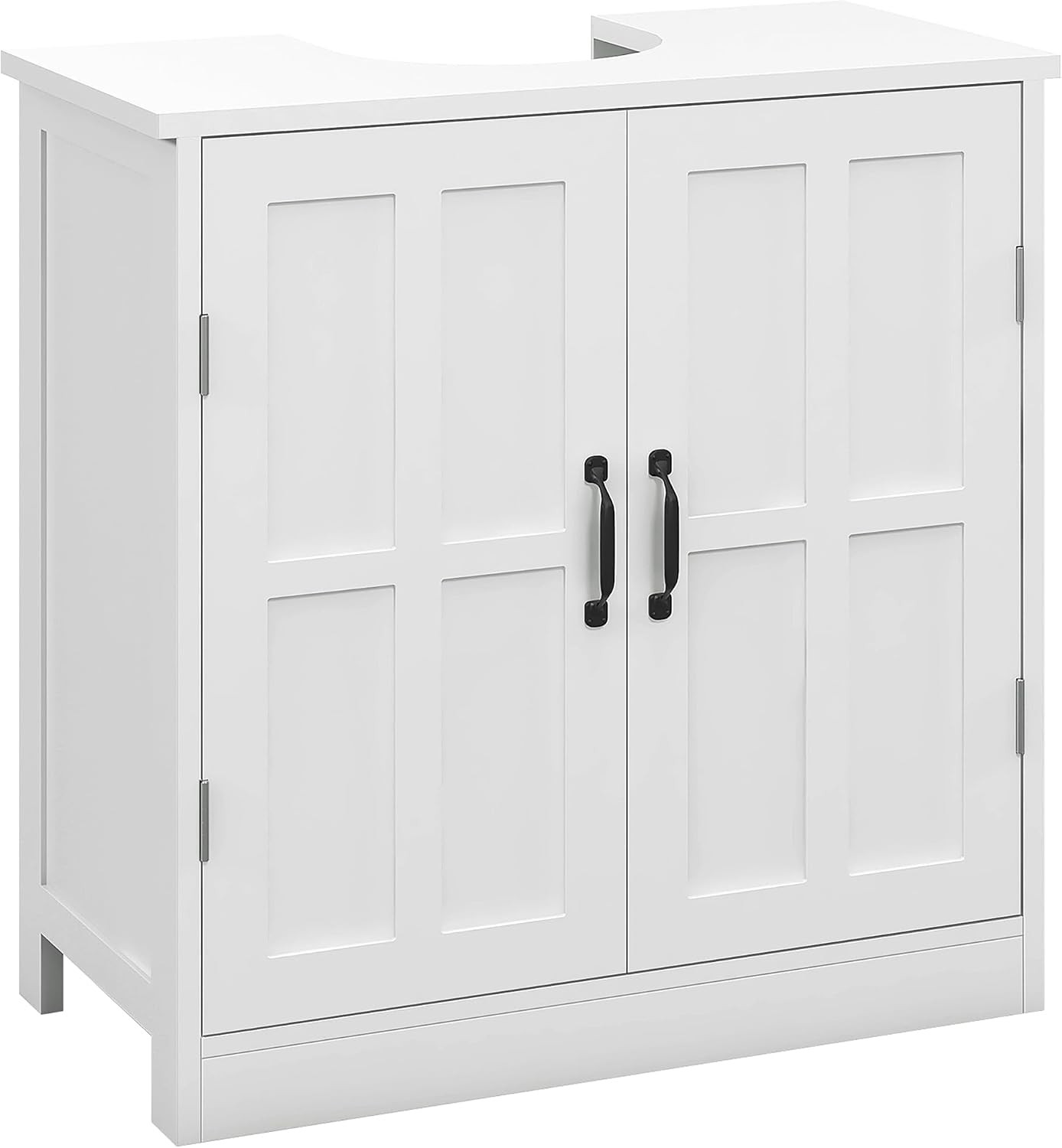 Pedestal Sink Storage Cabinet Under Sink Cabinet W/ 2 Doors & Adjustable Shelf