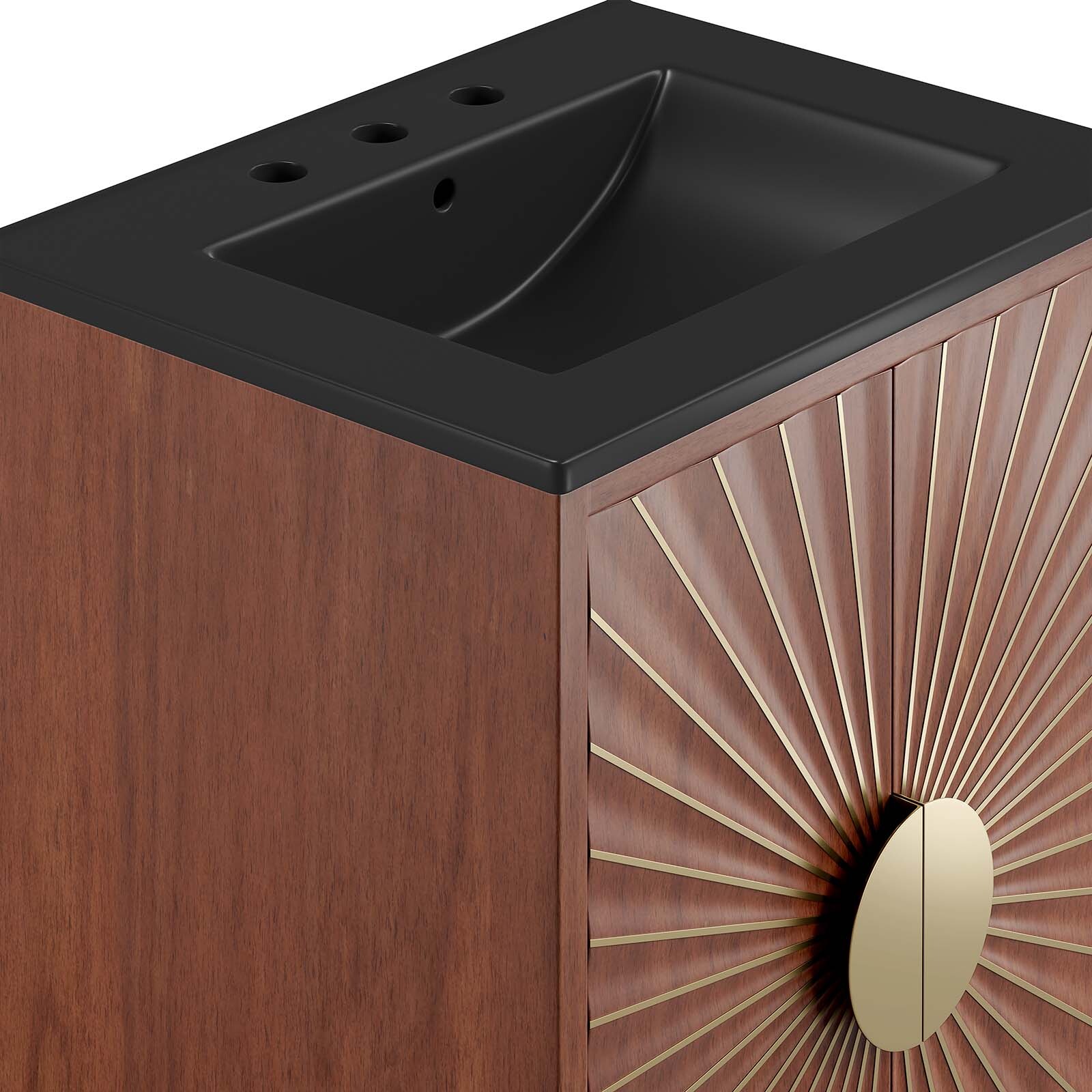 Modway Daylight 24″ Bathroom Vanity in Black Walnut