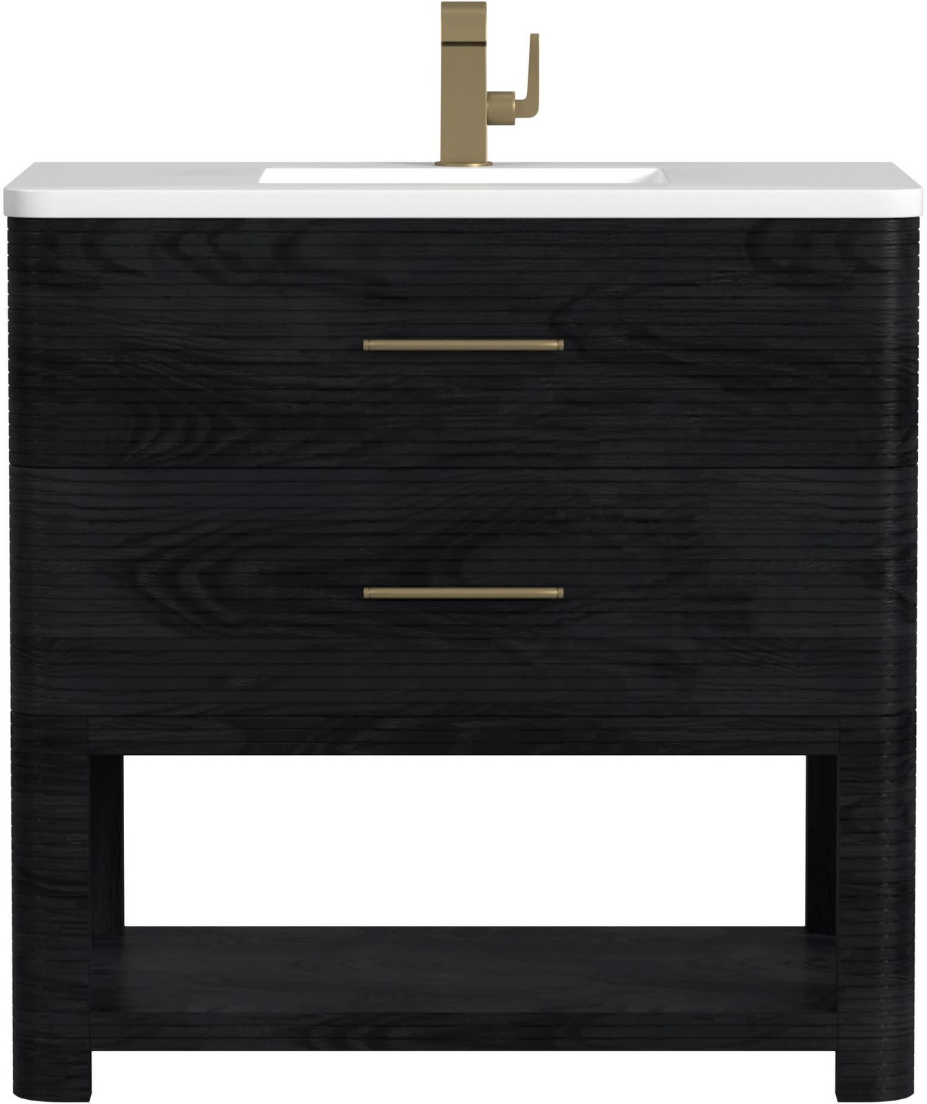 James Martin Vanities D704-V36-3WZ Lucian 36″ – Carbon Oak