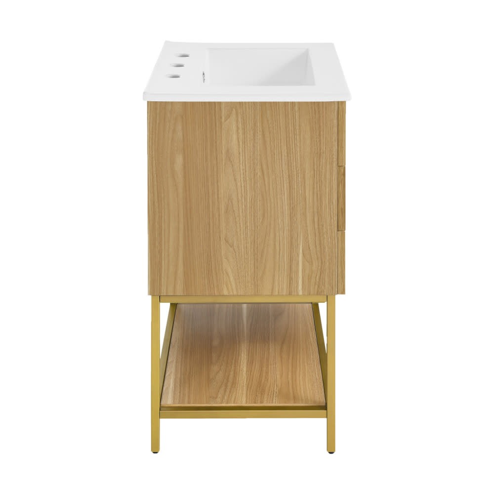 Swiss Madison SM-BV380-3 Carre 24″ – Golden Oak / White