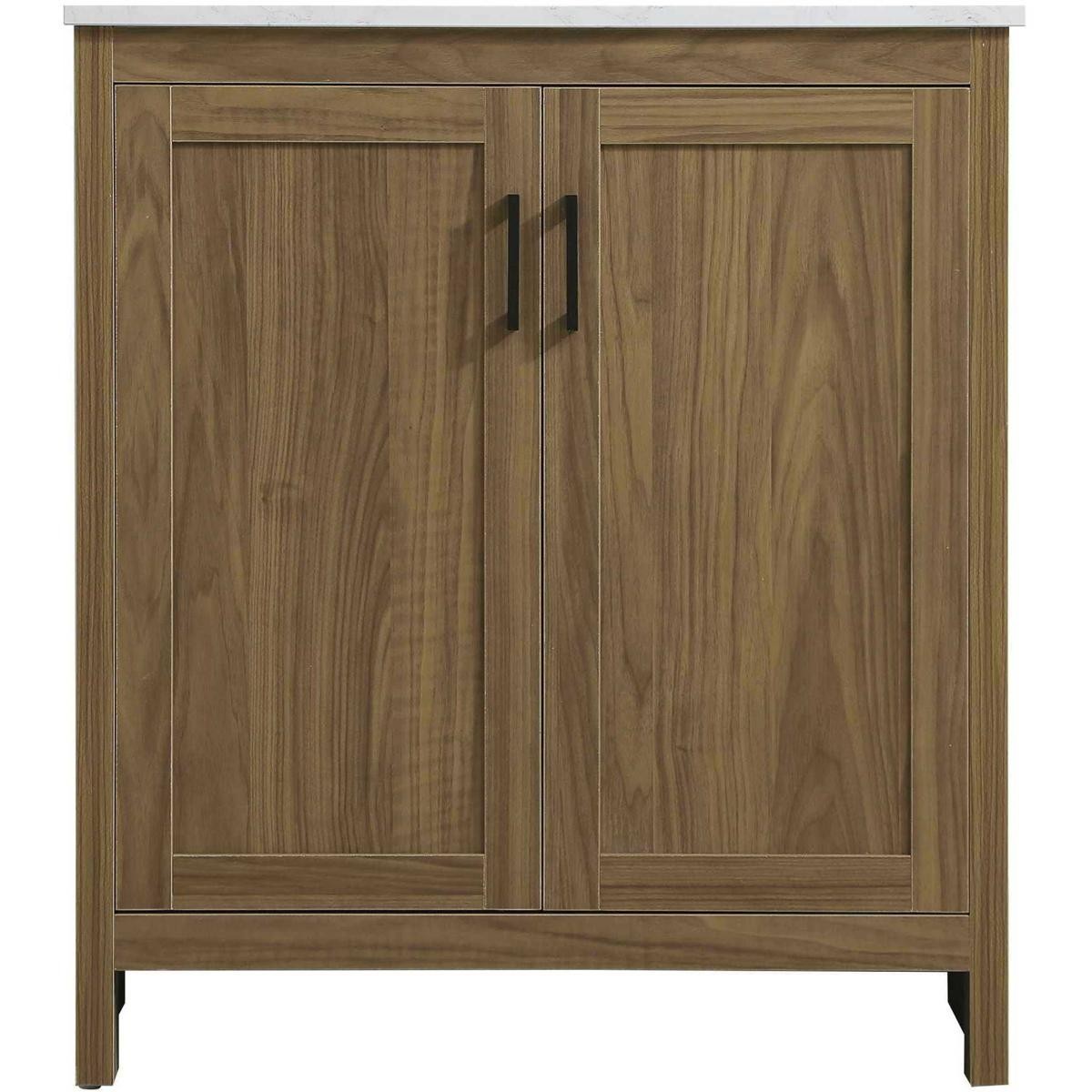 Elegant Lighting VF25130WB Finnley Vanity Walnut Brown