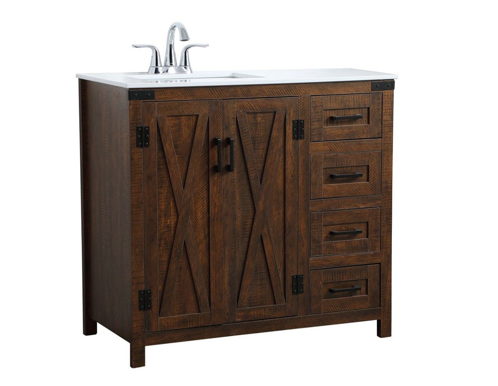 Elegant Lighting VF90236 Grant 36″ – Natural Wood