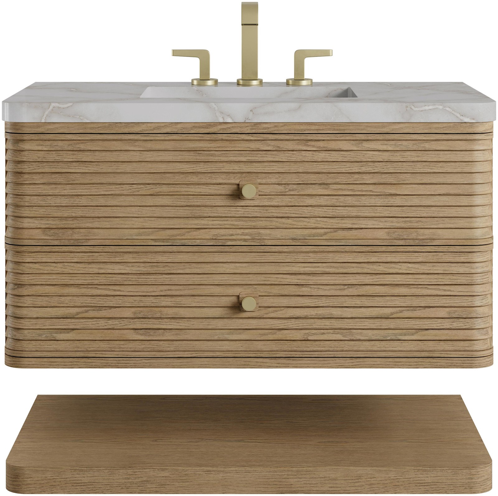 James Martin Vanities D640-V36-WVSL Allamari 36″ Wall Mounted – Dune Mist