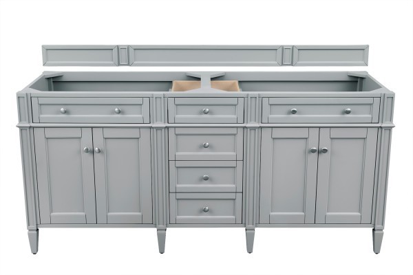 72″ James Martin Brittany 650-V72-M-UGR Double Vanity Cabinet Urban Gray
