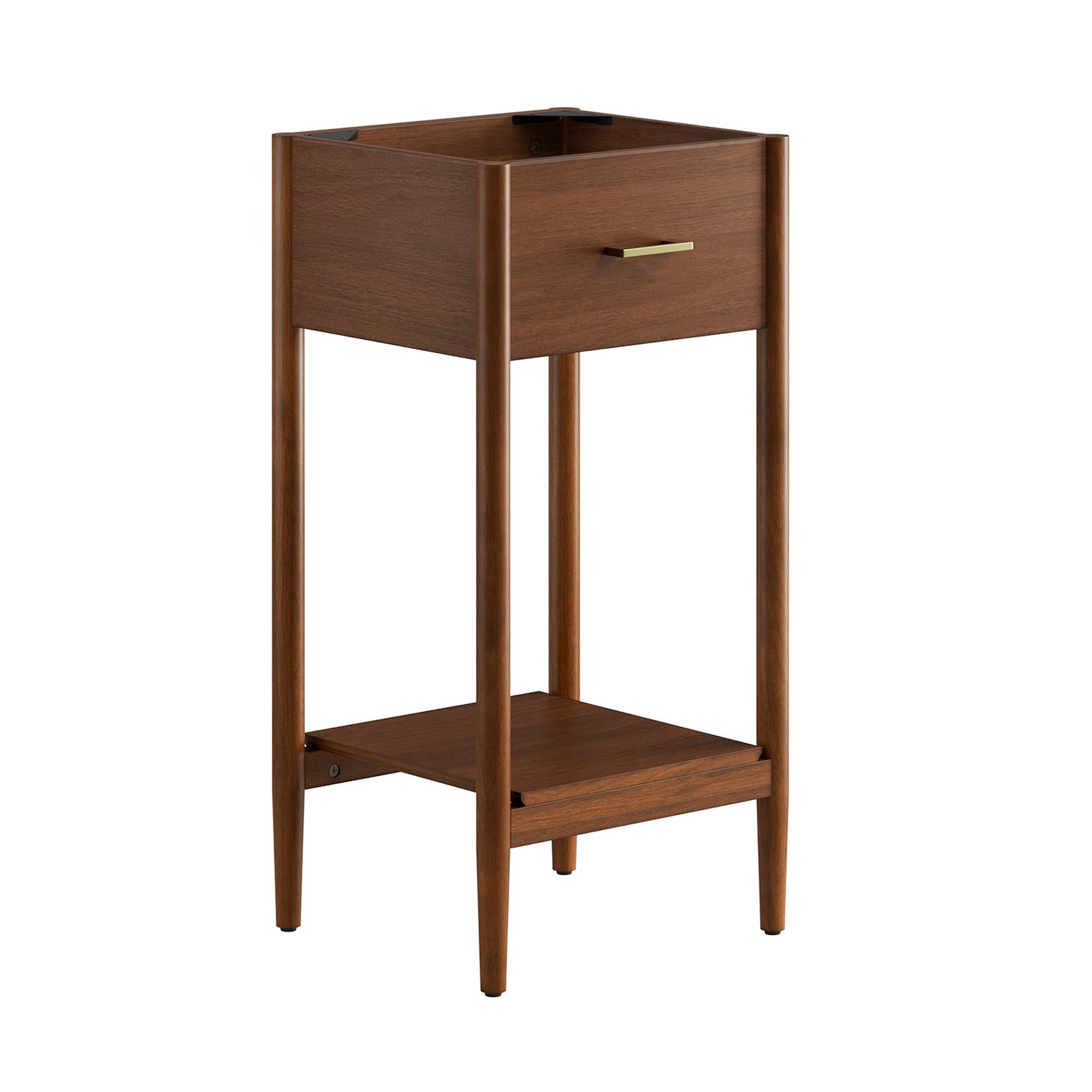 Zaire 18″ Bathroom Vanity Cabinet (Sink Basin Not Included) in Walnut