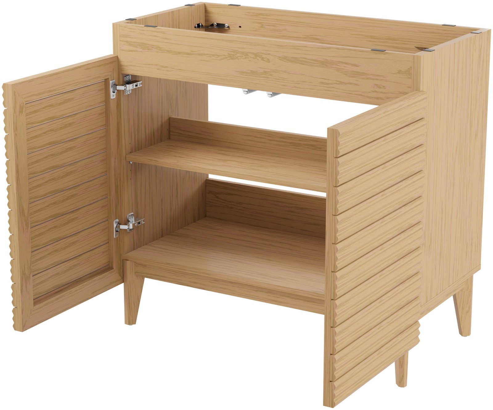 JONATHAN Y Lighting VAN1007 Calandre 36″ Single – Wood
