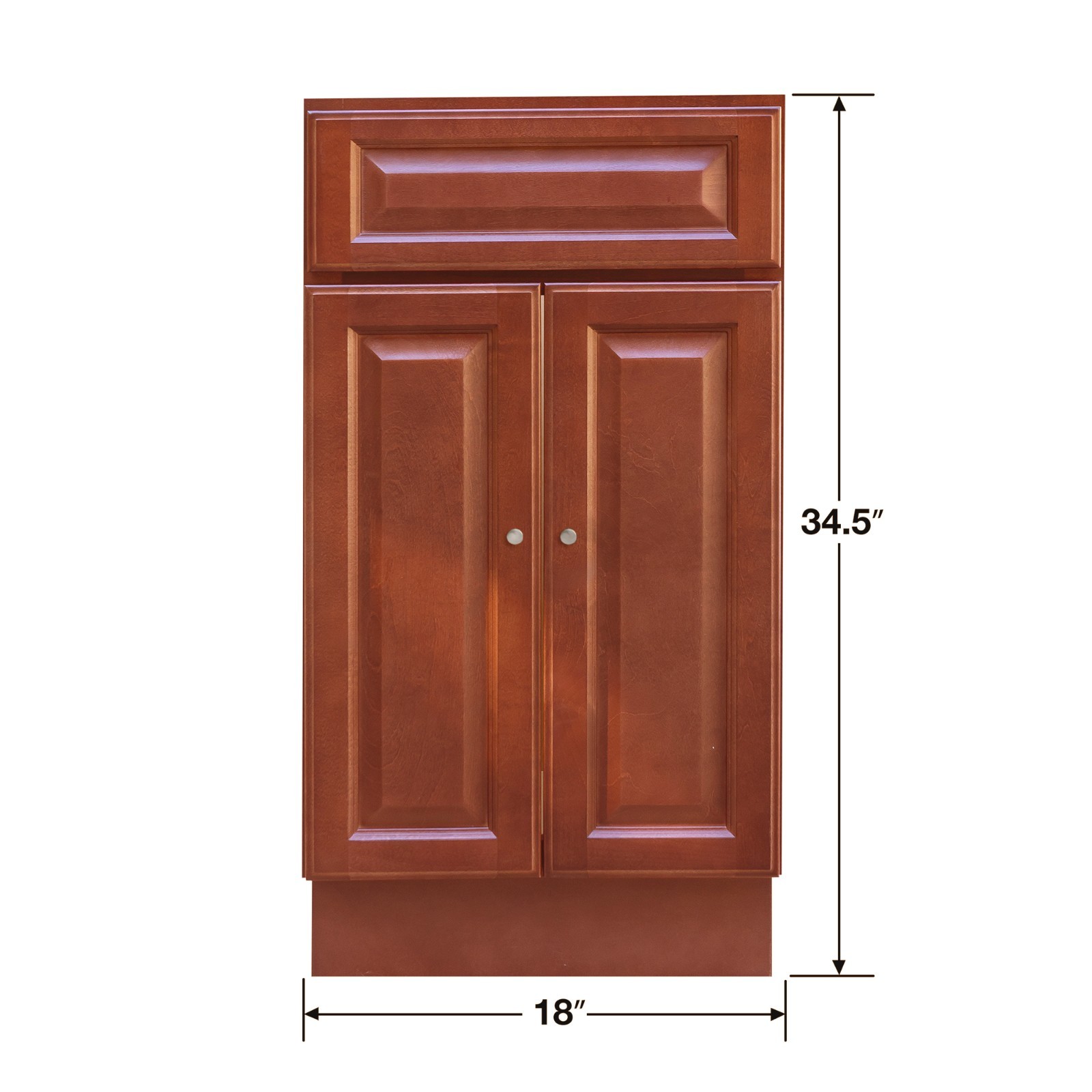 18×16 Merlot Vanity Cabinet
