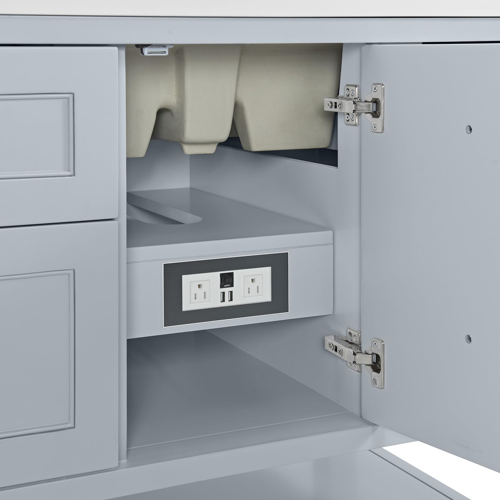James Martin Vanities 330-V72-LNO-3EJP Breckenridge 72″ Vanity Set*NEW*