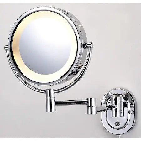 See All Industries Hlcsa895 Lighted Makeup Mirror, 10 In W, 13 In H, 120 V Ac,