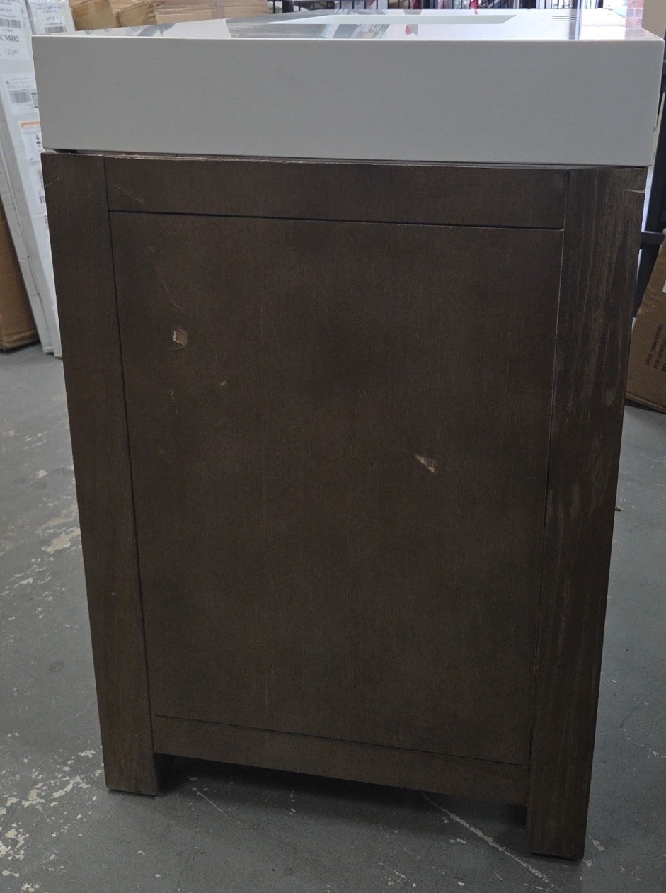 Pick Up Only MISENO Alanya 48″ Freestanding Single Basin Vanity Set in Walnut