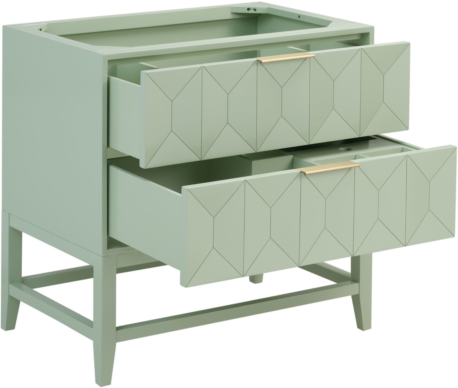 James Martin Vanities D100-V36-3WZ Emmeline 36″ – Pebble Oak / White Zeus