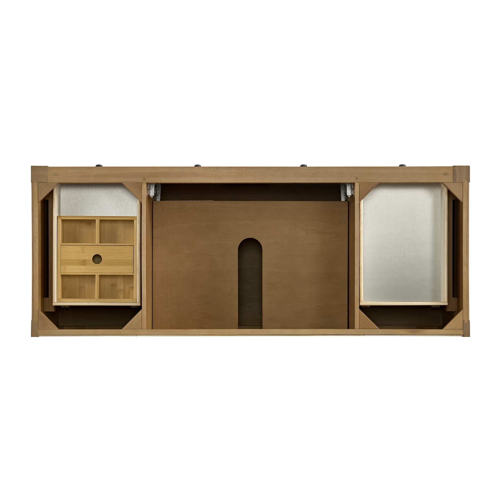 60in James Martin Breckenridge 330-V60S-LNO Single Vanity, Light Natural Oak
