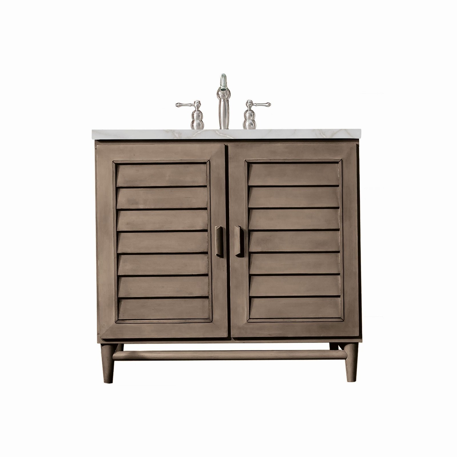 James Martin Vanities 620-V36-3VSL Portland 36″ Single Basin Wood – Wood