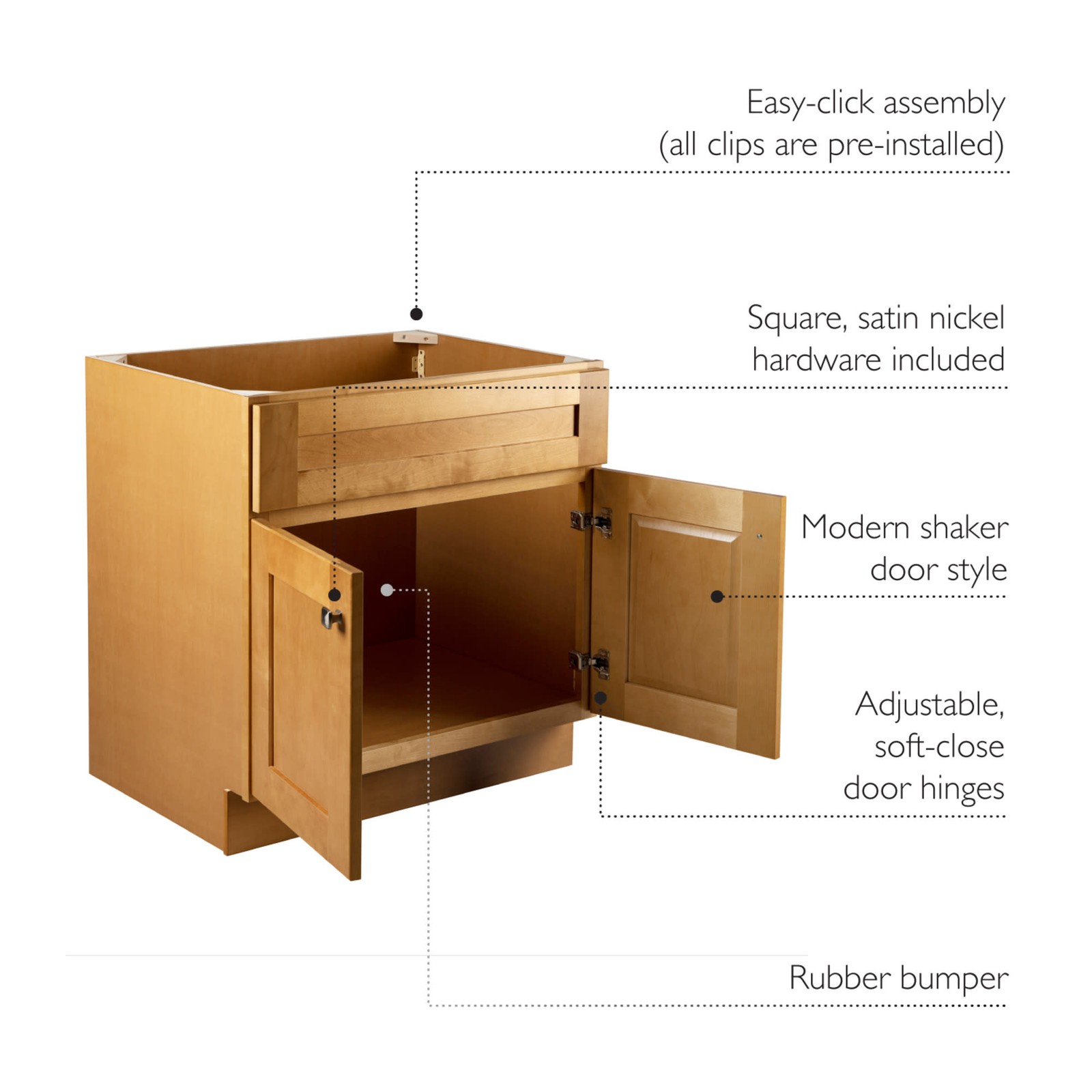 Design House 214544 Brookings 30″ Single – Modern Birch