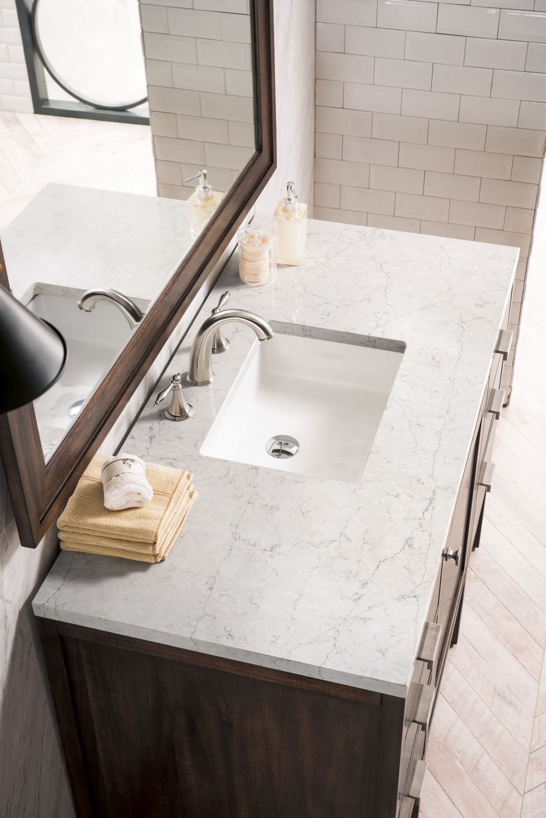 James Martin Vanities E444-V48-3EJP Addison 48″ – Mid Century Acacia